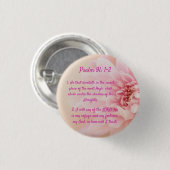 Psalm 91:1-2 button (Vorne & Hinten)