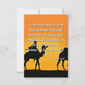 Psalm 91:1-2 KJV Bible Verse Flat Greeting Card Karte (Vorderseite)