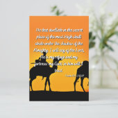 Psalm 91:1-2 KJV Bible Verse Flat Greeting Card Karte (Stehend Vorderseite)