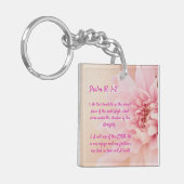 Psalm 91:1-2 personalisiert schlüsselanhänger (Vorderseite links)