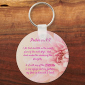 Psalm 91:1-2 schlüsselanhänger (Vorderseite)