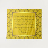 Psalm 91:1-2 wandteppich (Vorderseite (Horizontal))