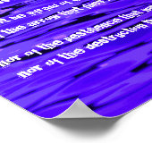 Psalm 91:1-6 Gute Worte Poster (Ecke)