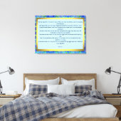 Psalm 91:1-7 leinwanddruck (Insitu (Schlafzimmer))