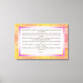 Psalm 91:1-7 leinwanddruck (Vorderseite)