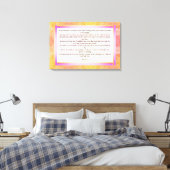 Psalm 91:1-7 leinwanddruck (Insitu (Schlafzimmer))