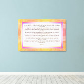 Psalm 91:1-7 leinwanddruck (Insitu (Holzboden))