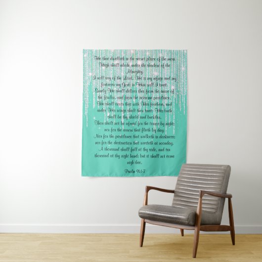 Psalm 91:1-7 wandteppich (Beispiel)