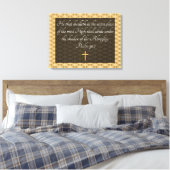 Psalm 91:1 leinwanddruck (Insitu (Schlafzimmer))
