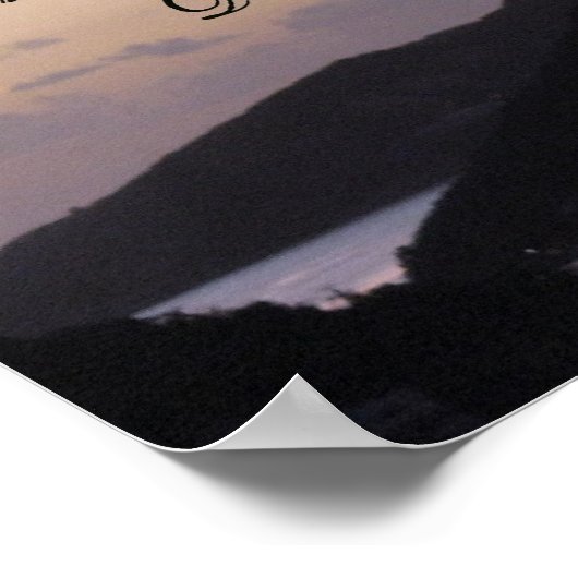 Psalm 91:1 poster (Ecke)