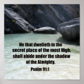 Psalm 91:1 poster (Vorne)