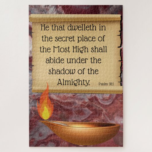 Psalm 91:1 puzzle (Vertikal)