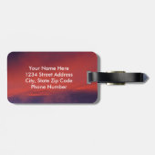 Psalm 91:1 Verweilen im Geheimen Ort, Custom Gepäckanhänger (Rückseite horizontal)