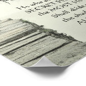 Psalm 91:1 Wer im SECRET PLACE wohnt Poster (Ecke)