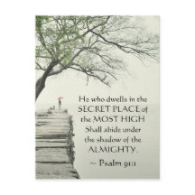 Psalm 91:1 Wer im SECRET PLACE wohnt