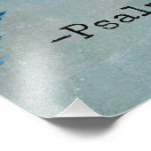 Psalm 91:2 Bibelverse Fotodruck (Ecke)