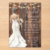 Psalm 91:2 Bridal Shower Invitation Acryleinladungen (Vorderseite)