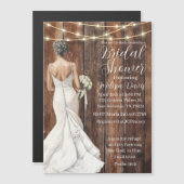 Psalm 91:2 Bridal Shower Invitation Magneteinladung (Vorne/Hinten)