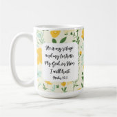 Psalm 91:2 Christian Coffee Mug Kaffeetasse (Links)