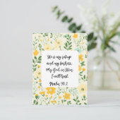 Psalm 91:2 Christian greeting Card Postkarte (Stehend Vorderseite)