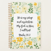 Psalm 91:2 Christian Planner Planer (Vorderseite)