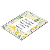 Psalm 91:2 Christian Spiral Photo Notebook Notizblock (Linke Seite)