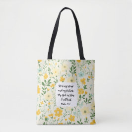 Psalm 91:2 Christian Tote Bag Tasche