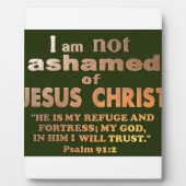 Psalm 91:2 fotoplatte (Vorderseite)