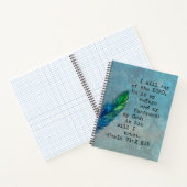 Psalm 91:2 KJV Bibelverse Notizblock (Innenseite)