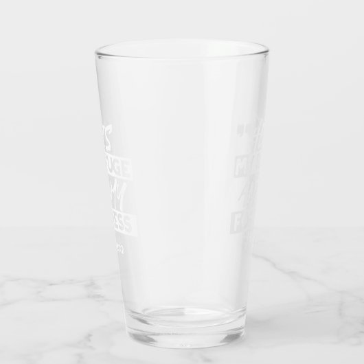 Psalm 91:2 - Meine Zuflucht und meine Festung Chri Glas (Rechts)