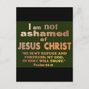 Psalm 91:2 postkarte