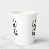 Psalm 91:2 – Trust in God Christian Bible Verse Pappbecher (Rechts)