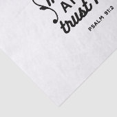 Psalm 91:2 – Trust in God Christian Bible Verse Seidenpapier (Ausschnitt)
