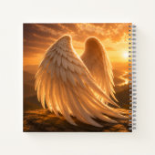 Psalm 91:4 Engelsschwingen Christlich Notizblock (Rückseite)