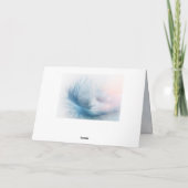 Psalm 91:4 Er wird dich mit Seinen Federn bedecken Karte (Rückseite)