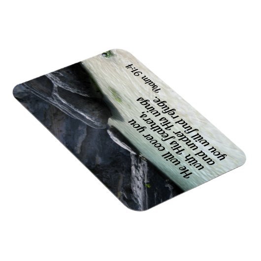 Psalm 91:4 Er wird dich mit seinen Federn bedecken Magnet (Rechte Seite)