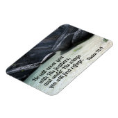 Psalm 91:4 Er wird dich mit seinen Federn bedecken Magnet (Linke Seite)