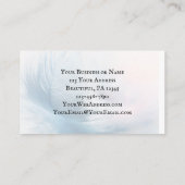 Psalm 91:4 Er wird dich mit Seinen Federn bedecken Visitenkarte (Rückseite)