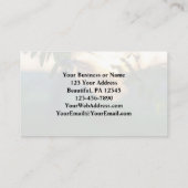 Psalm 91:4 Er wird dich mit Seinen Federn bedecken Visitenkarte (Rückseite)