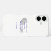 Psalm 91:4 Er wird dich mit seinen Federn decken Case-Mate iPhone Hülle (Rückseite (Horizontal))