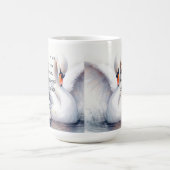 Psalm 91:4 Flügel Gottes Schutzbibliotheke Kaffeetasse (Mittel)