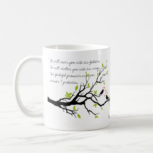 Psalm 91,4 kaffeetasse (Links)
