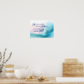 Psalm 91:4 King James Bible Poster (Küche)