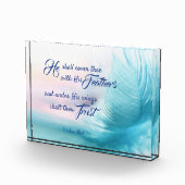 Psalm 91:4 King James Foto Block (Rechts)