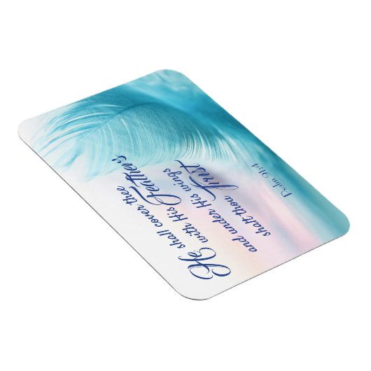 Psalm 91:4 King James Magnet (Rechte Seite)