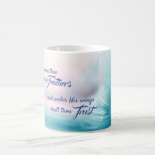 Psalm 91:4 King James Tasse (Mittel)