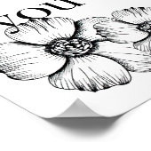 Psalm 91:4 Print Poster (Ecke)