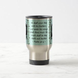 Psalm-91:4-Reise-Tasse Reisebecher
