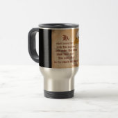 Psalm-91:4 Reisebecher (Vorderseite Links)