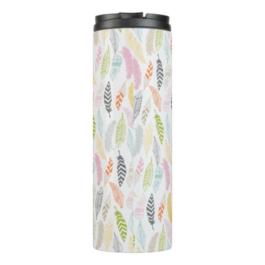 Psalm 91:4 Scripture and Feather Design Thermosbecher (Rückseite)